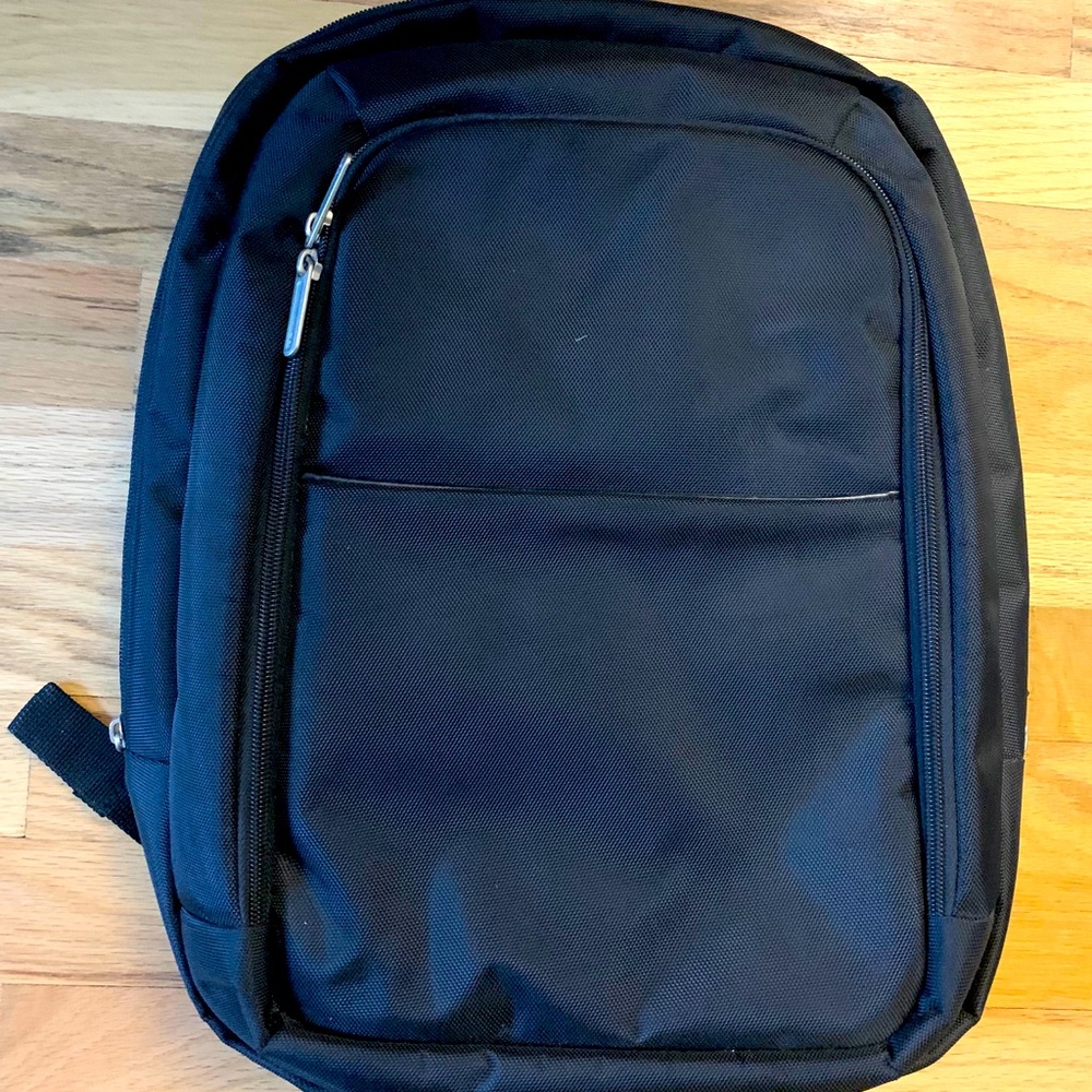 Black laptop bag